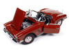 1962 Chevrolet Corvette Convertible Honduras Maroon Metallic Hemmings Motor News September 2022 Cover Car American Muscle Series 1/18 Diecast Model Car Auto World AMM1338