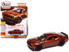 2021 Dodge Challenger SRT Super Stock Sinamon Stick Orange Metallic Modern Muscle Series 1/64 Diecast Model Car Auto World 64472-AWSP170A