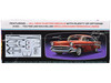 Skill 2 Model Kit 1957 Chevrolet Bel Air Street Machine Kustom Kruisers 1/25 Scale Model AMT AMT1460M
