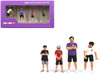 Kaido and Sons V2 4 Piece Diecast Figure Set Kaido House Special for 1/64 Scale Models by Mini GT KHMG142