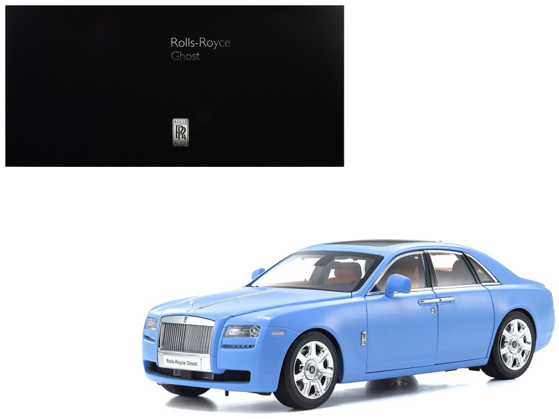 Rolls Royce Ghost Light Blue 1/18 Diecast Model Car Kyosho KS08802LB