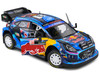 Ford Puma Rally1 Hybrid #8 Ott Tanak Martin Jarveoja Winner Rally Sweden 2023 Competition Series 1/18 Diecast Model Car Solido S1809503