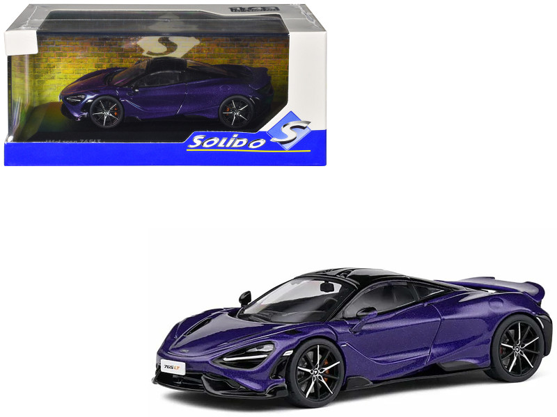 McLaren 765 LT Lantana Purple Metallic 1/43 Diecast Model Car Solido S4311906