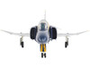 McDonnell Douglas F 4J Phantom II Fighter Bomber Aircraft Blue Angels Cdr Harley Hall 1970 to 1971 Season United States Navy Air Power Series 1/72 Diecast Model Hobby Master HA19059