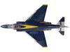 McDonnell Douglas F 4J Phantom II Fighter Bomber Aircraft Blue Angels Cdr Harley Hall 1970 to 1971 Season United States Navy Air Power Series 1/72 Diecast Model Hobby Master HA19059