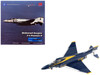 McDonnell Douglas F 4J Phantom II Fighter Bomber Aircraft Blue Angels Cdr Harley Hall 1970 to 1971 Season United States Navy Air Power Series 1/72 Diecast Model Hobby Master HA19059