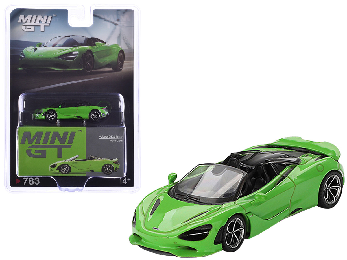 McLaren 750S Spider Mantis Green Limited Edition 1/64 Diecast