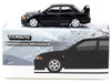 Mitsubishi Lancer GSR Evolution III RHD Right Hand Drive Black Global64 Series 1/64 Diecast Model Tarmac Works T64G-050-BK