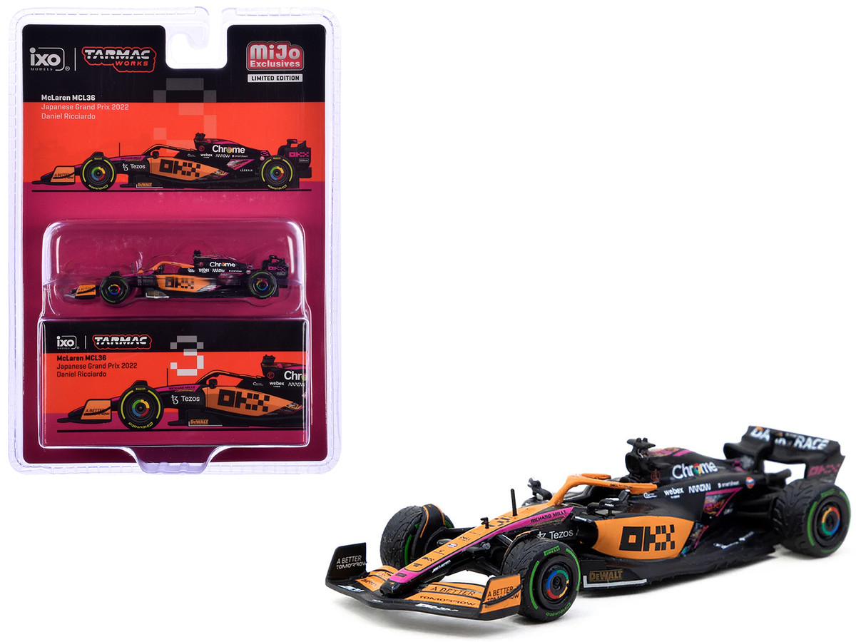 McLaren MCL36 #3 Daniel Ricciardo Formula One F1 Japanese GP 2022