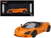 McLaren 750S McLaren Orange with Black Top 1/18 Model Car Top Speed TS0547
