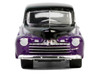 1946 Ford Fordor Super Deluxe Dark Purple Metallic and Black California Lowriders Series 6 1/64 Diecast Model Car Greenlight 63070A