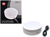 Mini Turntable Rotating Display Stand 4 75 with White Base for 1/64 Scale Model Cars E12-WH