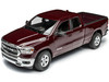 2019 RAM 1500 Pickup Truck Dark Red Metallic NEX Models Series 1/27 Diecast Model Car Welly 24104W-MRD