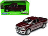 2019 RAM 1500 Pickup Truck Dark Red Metallic NEX Models Series 1/27 Diecast Model Car Welly 24104W-MRD