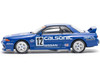 GTR R32 RHD Right Hand Drive #12 Kazuyoshi Hoshino Toshio Suzuki Calsonic Winner Japanese Touring Car Championship 1990 1/64 Diecast Model Car Pop Race PR640104