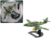 Messerschmitt Me 262 Fighter Aircraft White 8 258 aerial victory ace Walter Nowotny Kommando Nowotny Germany 1944 German Luftwaffe 1/72 Diecast Model Airplane Luppa LCM018