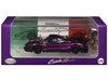 Pagani Zonda Revolucion Purple Metallic and Carbon with Extra Wheels 1/64 Diecast Model Car CM Models CM64-REVOLUCION-05