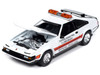 1983 Toyota Celica Supra Toyota Grand Prix of Long Beach Official Pace Car White Import Legends Series 1/64 Diecast Model Car Auto World 64442-AWSP166B