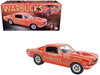 1965 Ford Mustang A FX Warbucks Phil Bonner Orange with Graphics Limited Edition to 372 pieces Worldwide 1/18 Diecast Model Car ACME A1801872