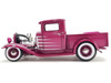 1932 Ford Hot Rod Pickup Truck Grand National Deuce Series #7 Cotton Candy Pink Metallic with White Graphics Limited Edition to 456 pieces Worldwide 1/18 Diecast Model Car ACME A1804105