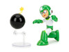 Hyper Bomb 4 5 Moveable Figure with Accessories and Alternate Head and Hands Mega Man 1987 Video Game Model  Jada 34507