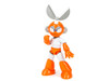 Cut Man 4 5 Moveable Figure with Accessories and Alternate Head and Hands Mega Man 1987 Video Game Model Jada 34509