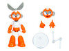 Cut Man 4 5 Moveable Figure with Accessories and Alternate Head and Hands Mega Man 1987 Video Game Model Jada 34509