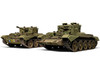 Level 3 Model Kit Cromwell Mk IV Mk VI Cruiser Tank with 2 Scheme Options 1/35 Plastic Model Kit Airfix A1384