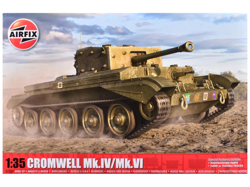 AIRFIX A1374 Cromwell Mk.VI, Maquette - Militaire - Échelle 1:35 - Forces blindées | El Taller del Modelista