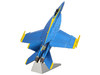 Model Kit Boeing F A 18 Super Hornet Fighter Aircraft Blue Angels #5 United States Navy Challenging Difficulty teel Model Metal Earth ICX212