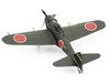 Model Kit Mitsubishi A6M Zero Fighter Aircraft World War II Imperial Japanese Navy Moderate Difficulty Steel Model Metal Earth ME1012