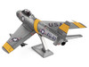 Model Kit North American F 86 Sabre Fighter Aircraft Jolley Roger United States Air Force Moderate Difficulty Steel Model Metal Earth ME1015