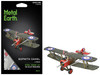 Model Kit Sopwith Camel Aircraft World War I British Royal Flying Corps Moderate Difficulty Steel Model Metal Earth ME1023