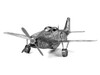 Model Kit North American P 51 Mustang Fighter Aircraft Big Beautiful Doll United States Army Air Forces Easy Difficulty Steel Model Metal Earth MMS003
