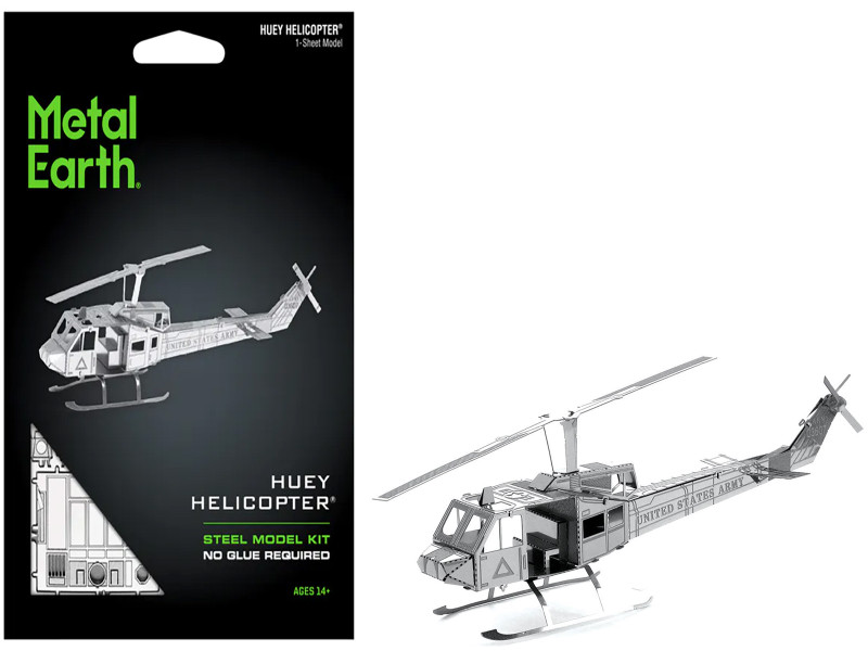 Model Kit Bell UH 1 Iroquois Huey Helicopter United States Army Easy ...