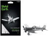 Model Kit Vought F4U Corsair Fighter Aircraft United States Navy Moderate Difficulty Steel Model Metal Earth MMS035