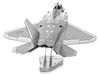 Model Kit Lockheed Martin F 22 Raptor Stealth Aircraft Moderate Difficulty Steel Model Metal Earth MMS050