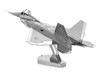 Model Kit Lockheed Martin F 22 Raptor Stealth Aircraft Moderate Difficulty Steel Model Metal Earth MMS050