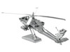 Model Kit Boeing AH 64 Apache Attack Helicopter Moderate Difficulty Steel Model Metal Earth MMS083