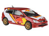 2001 Honda Civic Type R EP3 No Good Racing Red and White with Graphics 1/64 Diecast Model Car Paragon Models PA-55350