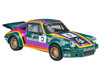 1975 Porsche 911 Carrera RSR 3 0 #5 Kremer Racing Vaillant Green with Stripes 1/64 Diecast Model Car Paragon Models PA-55792