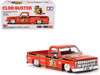 Chevrolet Silverado Pickup Truck Clod Buster Orange with Black Stripes Designed Jun Imai Tamiya x Kaido House Special 1/64 Diecast Model Car Mini GT KHMG130