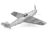Model Kit Messerschmitt BF 109 Fighter Aircraft German Luftwaffe Moderate Difficulty Steel Model Metal Earth MMS118