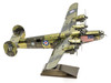Model Kit Consolidated B 24 Liberator Bomber Aircraft Diamond Lil United States Army Air Forces Challenging Difficulty Steel Model Metal Earth MMS179