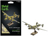 Model Kit Consolidated B 24 Liberator Bomber Aircraft Diamond Lil United States Army Air Forces Challenging Difficulty Steel Model Metal Earth MMS179