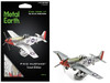 Model Kit North American P 51D Mustang Fighter Aircraft Sweet Arlene United States Army Air Forces Challenging Difficulty Steel Model Metal Earth MMS180