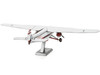 Model Kit Ford Trimotor Transport Aircraft White and Red Moderate Difficulty Steel Model Metal Earth MMS467