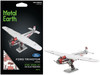 Model Kit Ford Trimotor Transport Aircraft White and Red Moderate Difficulty Steel Model Metal Earth MMS467