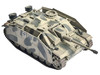 Germany StuG III Ausf G Early Production Tank with Schurzen #201 StuG Brigade 242 Italy 1943 NEO Dragon Armor Series 1/72 Plastic Model Dragon Models 63251