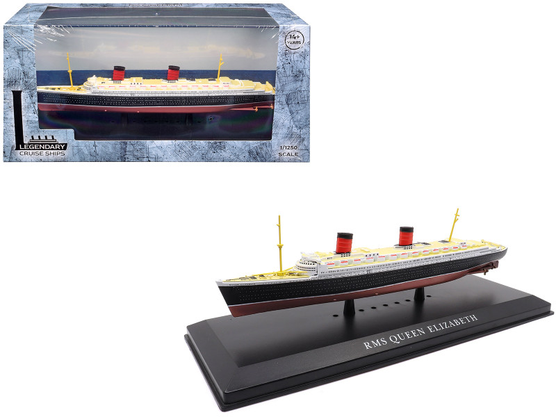 RMS Queen Elizabeth Passenger Ship 1/1250 Diecast Model Legendary Cruise Ships 241946